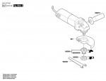 Bosch 0 601 377 503 Gws 850 C Angle Grinder 230 V / Eu Spare Parts